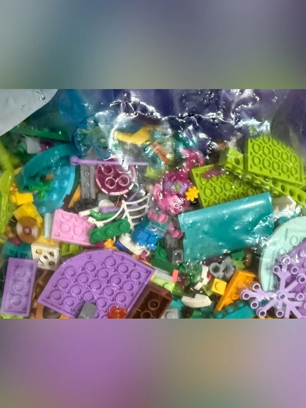 Lego Trolls World Tour Pop Village Celebration #41255 Building Set USED RETIRED